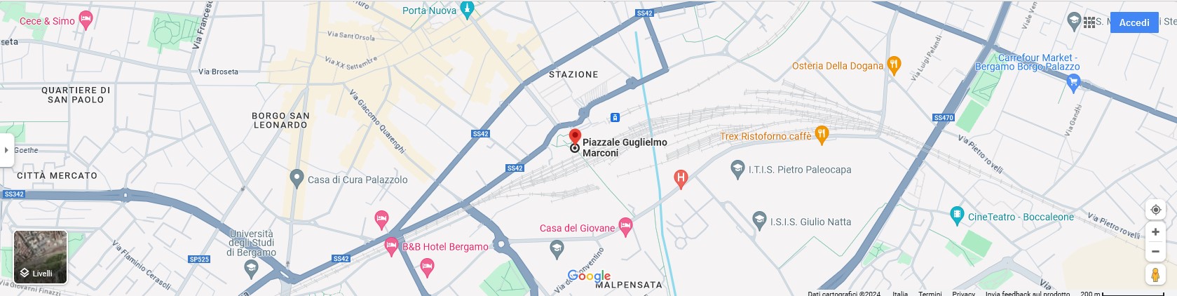 mappa interattiva