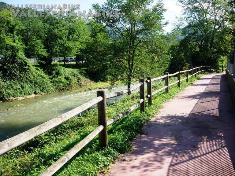 paralleli al fiume Cherio - valle seriana bike