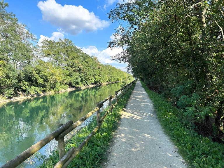 ciclabile canale Villoresi
