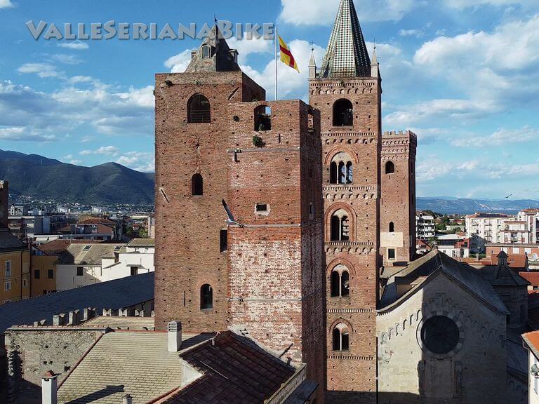 le torri di Albenga - valle seriana bike