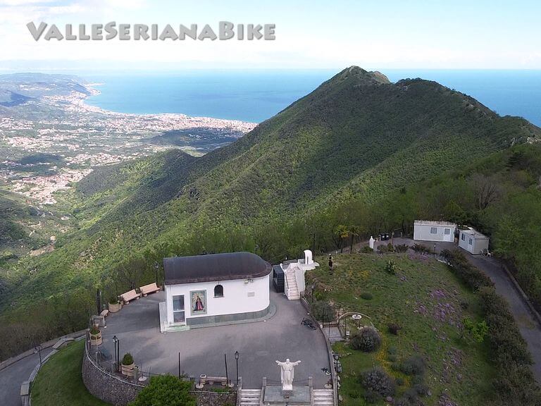 panorama dal santuario monte croce - valle seriana bike