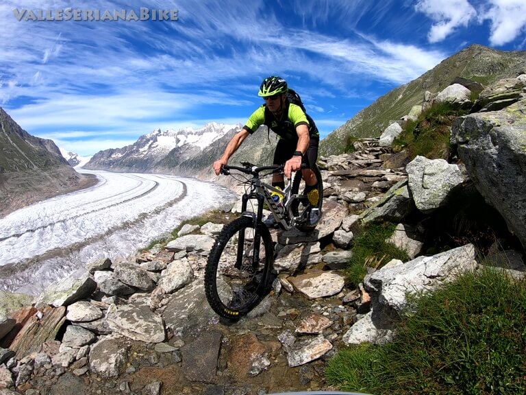 Aletschgletscher - giacciaio dell'Aletsch - valle seriana bike
