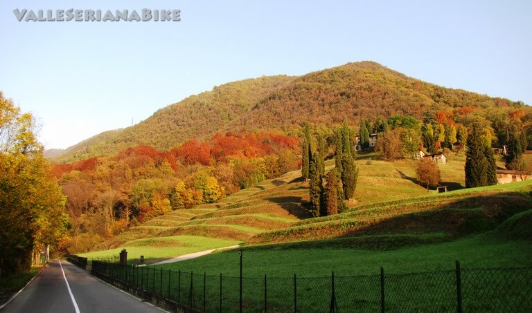 Salita verso il monte di Nese - valle seriana bike