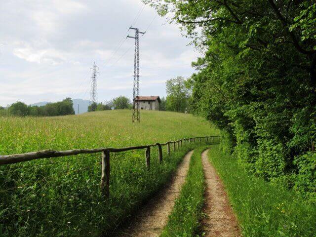 discesa verso Zogno - valle seriana bike