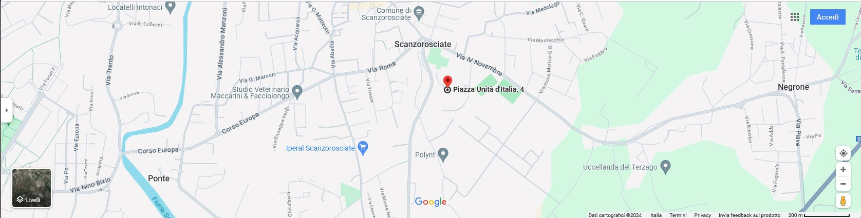 moscato di scanzo tour - mappa partenza