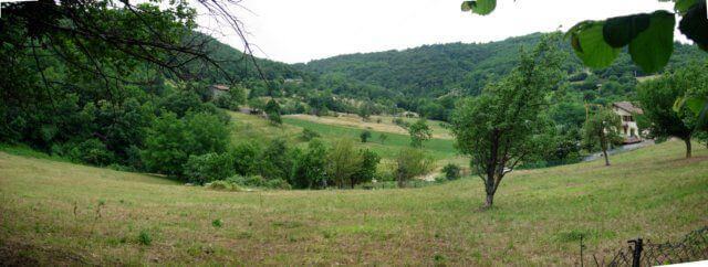 Panorama della val Capla - valle seriana bike