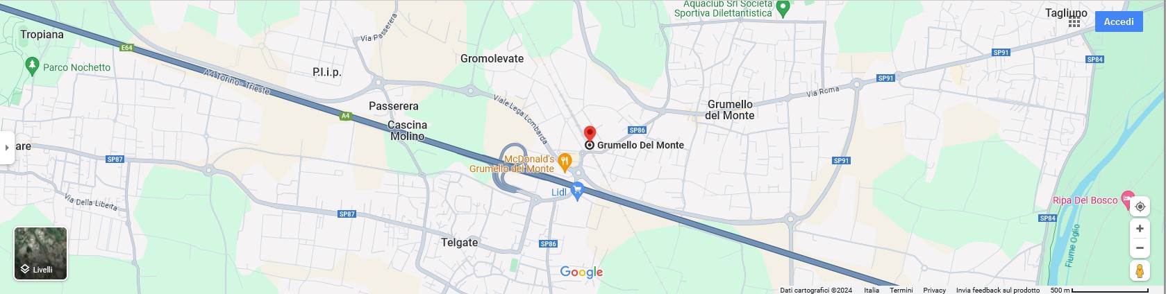 valcalepio tour - mappa partenza