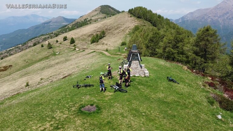 chiesina larice bruciato - valle seriana bike