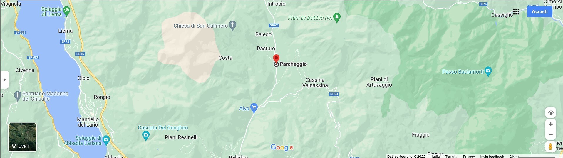 valsassina-valbiandino - mappa partenza